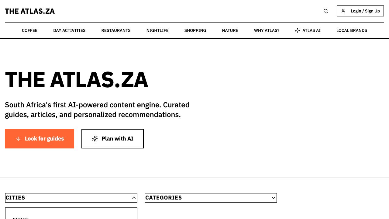 Atlas.za - SA City Guides