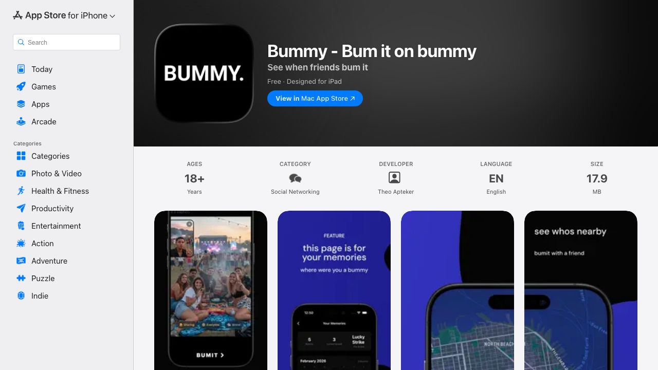 Bummy - App Store